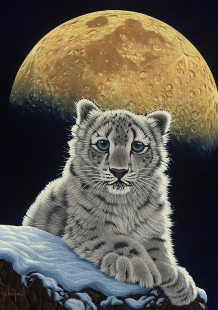 Grafika Puzzle Moon Leopard - Schim Schimmel - 1500 Teile Tiere