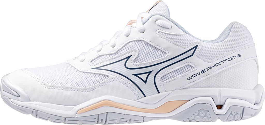 Mizuno Wave Phantom 3 White/Halogenblue/Peachparf White/Halogenblue/Peachparf 7