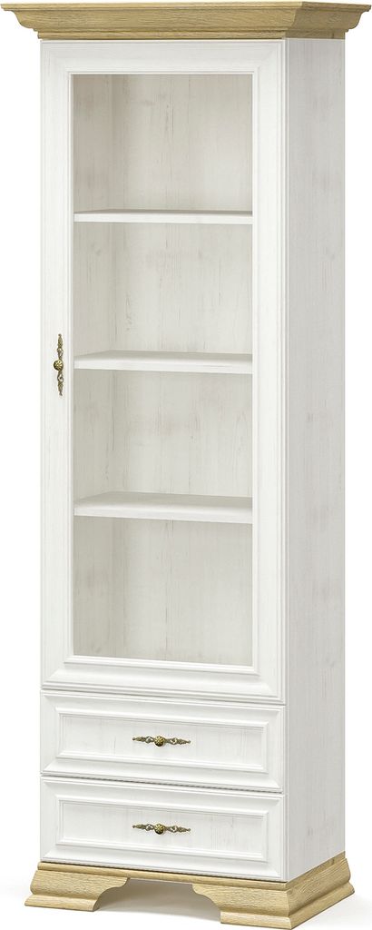 nabbi Vitrína Igins PB-1W2DRW - sosna Andersen / dub zlatý Obrázek produktu 