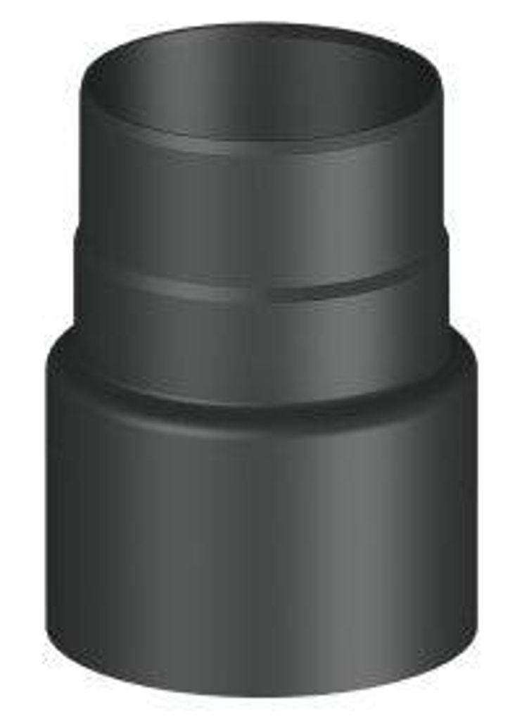 Jeremias Reduzierung Ofenrohr/ Rauchrohr Ø 150-130 mm | schwarz