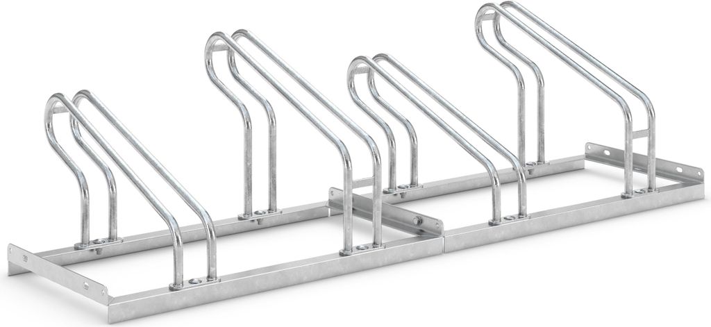 Fahrradständer Bügelparker 2054 BF | 4 Räder einseitig | RA 390mm