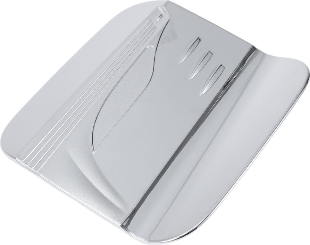 Kraftstofftankdeckel für Toyota Sienna 2022-2025 Kraftstoffeinfüllklappe Abdeckung Klebetyp Chrom Silber Ton ABS