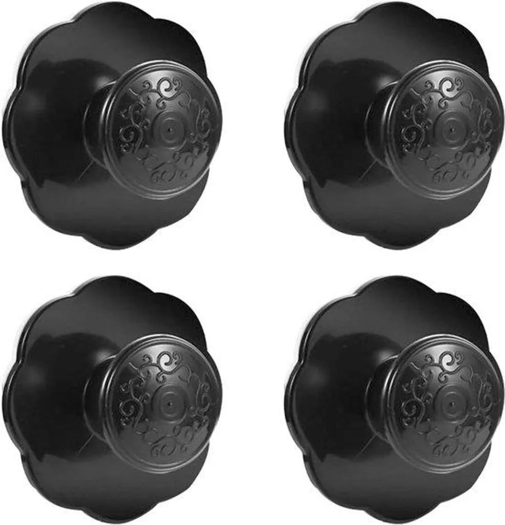 Poignée autocollante anti-glisse pour bouteille - Set de 4 noir utile