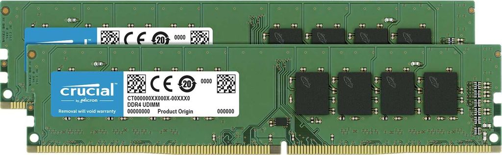 Crucial CT2K16G4DFRA32A, 32 GB, 2 x 16 GB, DDR4, 3200 MHz Obrázok produktu 