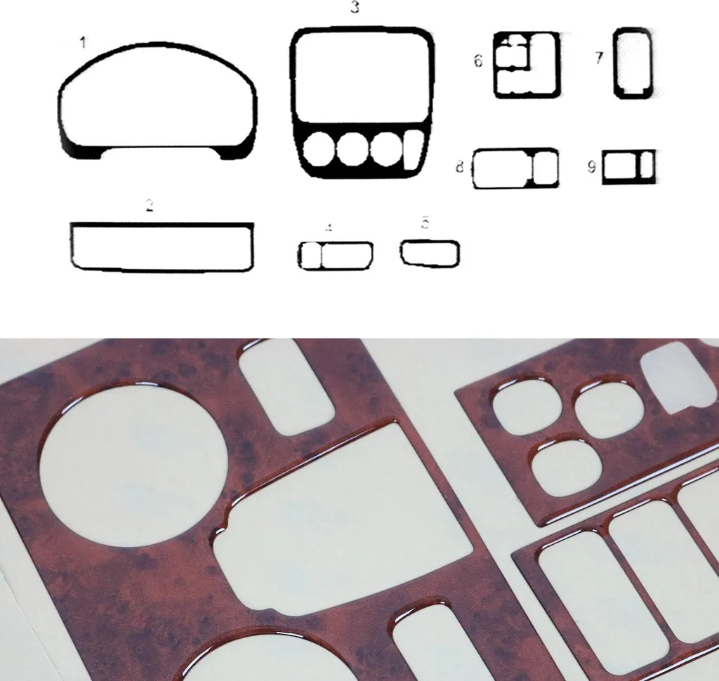Modanature Cruscotto Radica Honda HR-V (1999-2006) | Set 13pz