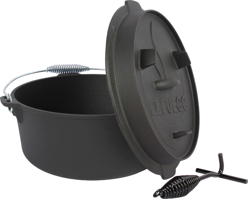 EL Fuego Dutch Oven 7,2 L, Deckel 1,8 L, AY4631 Produktbild 7