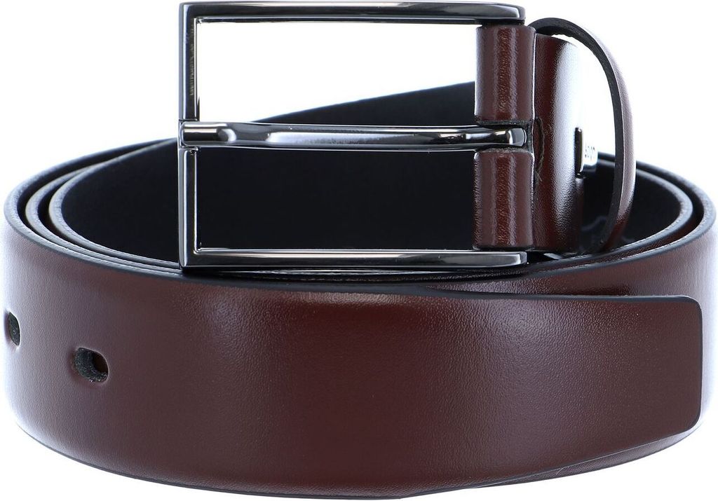 LLOYD Leder Gürtel Thin Belt 3.5 W80 Dark Brown braun