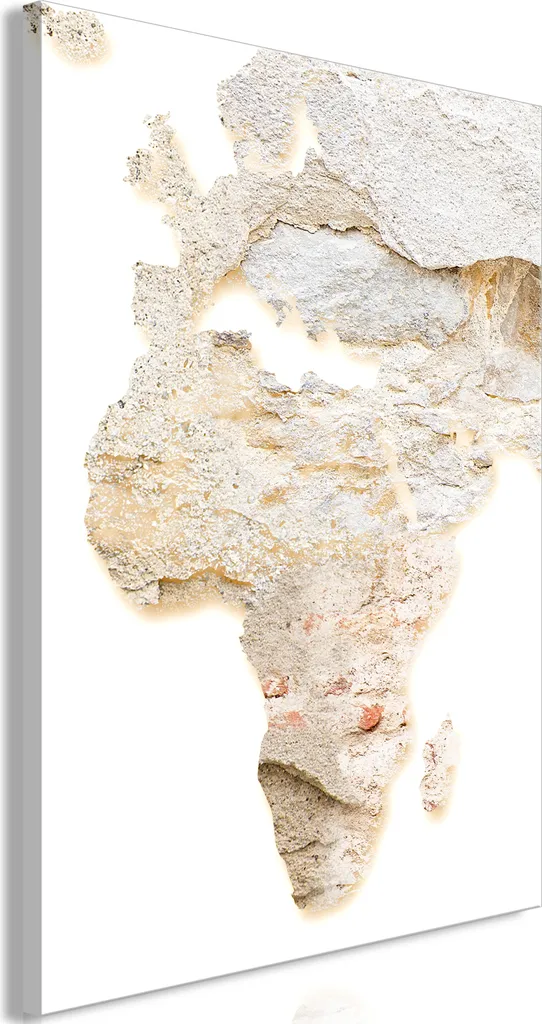Quadro Moderno Astratto Verticale 40x60 cm - Continente Caldo k-C-0130