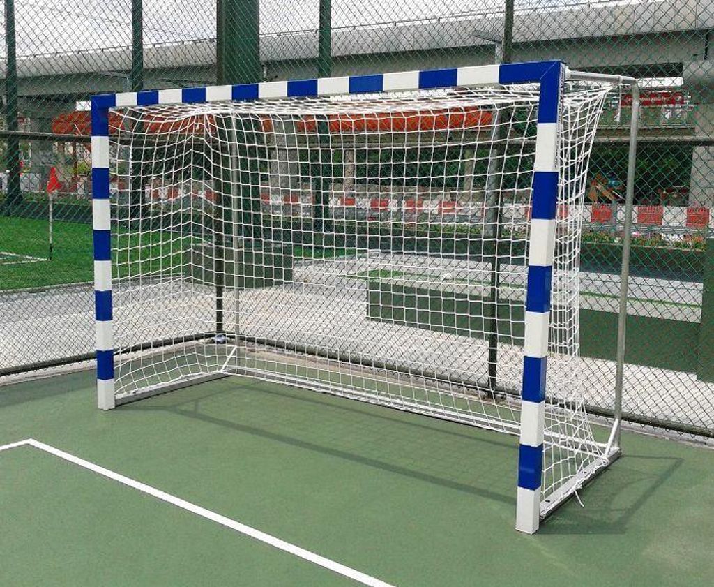 Professionelles 4 mm Handballnetz weiß, Packung 1 Stk.