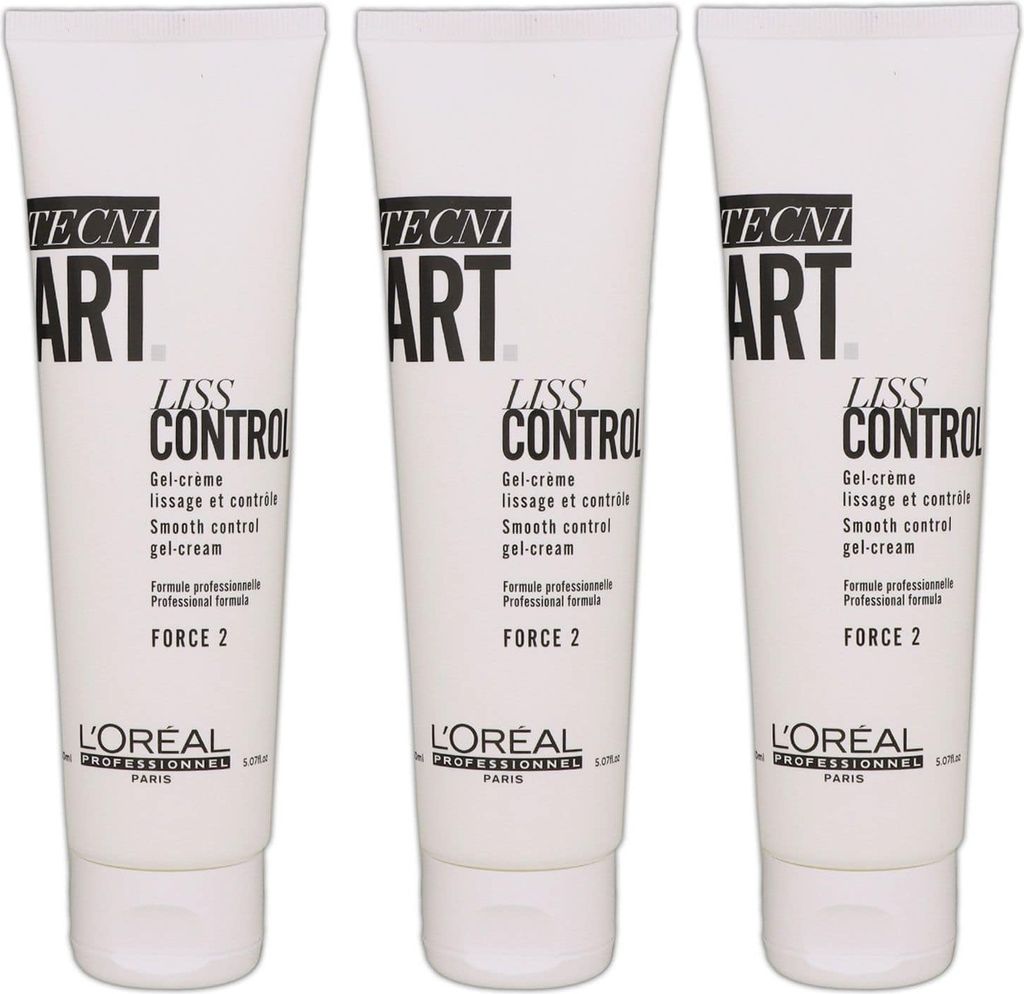 Loreal Tecni. Flex ART Liss Control 3 x 150 ml Styling Produktbild 