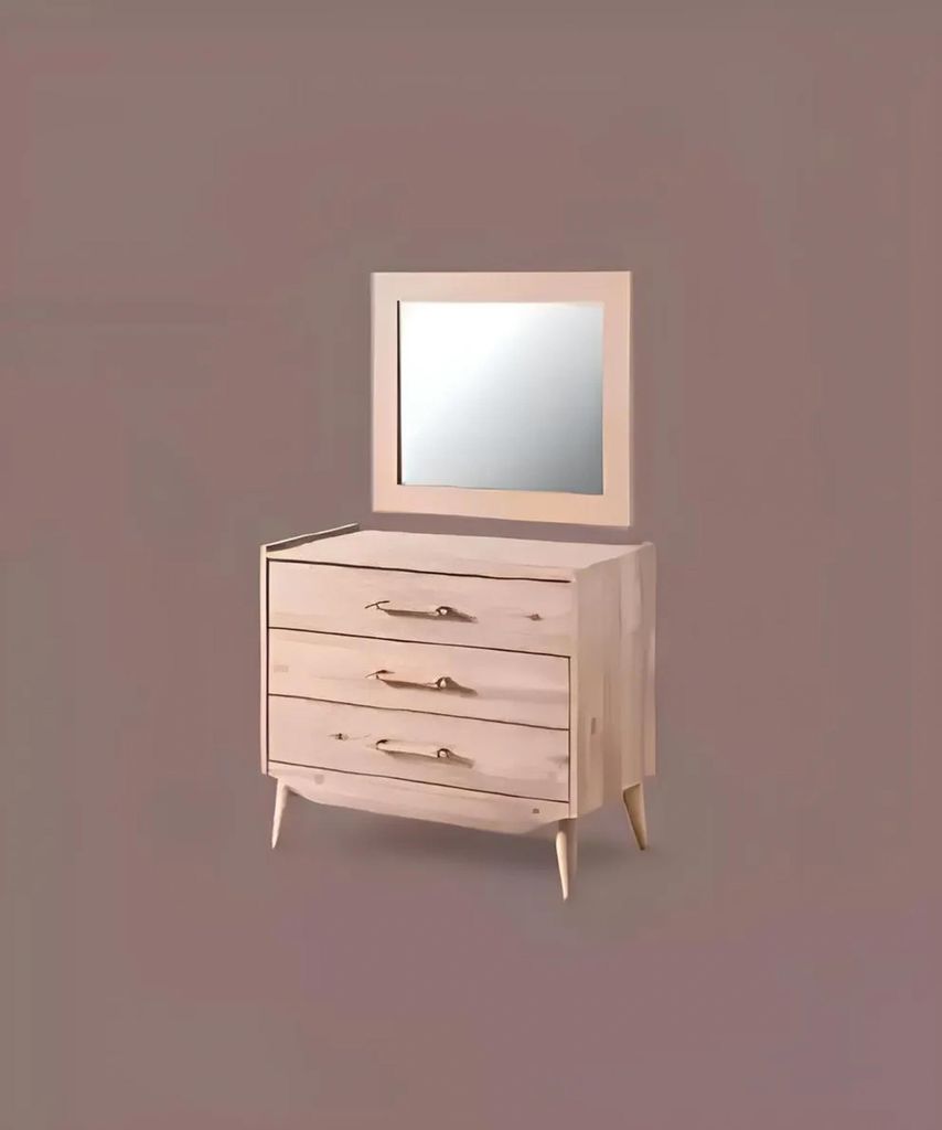 Braune Kommode im Schlafzimmer braun aus Holz mit Schubladen Möbel