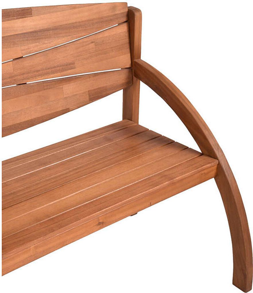 Garden Pleasure Gartenbank Hadia 985188 braun Holz 140,0 cm Produktbild 5