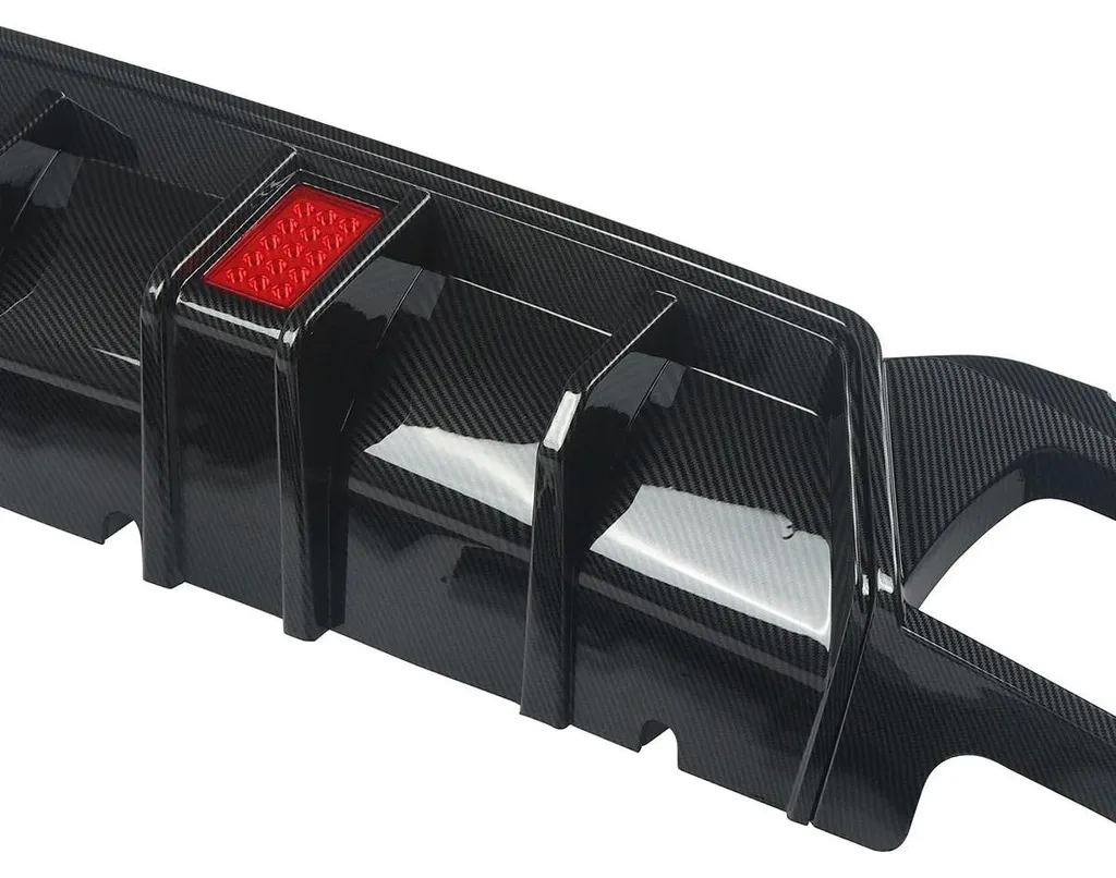 Diffuseur de pare-chocs arrière ABS ultra robuste pour Série 3 Berline