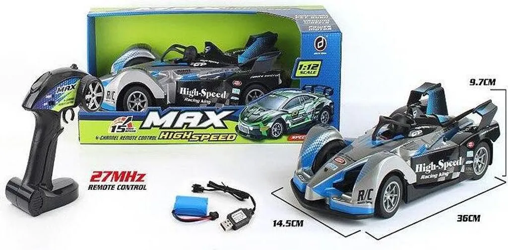 Voiture radio 36cm : réplique tout-terrain 2.4GHz pour le plein air