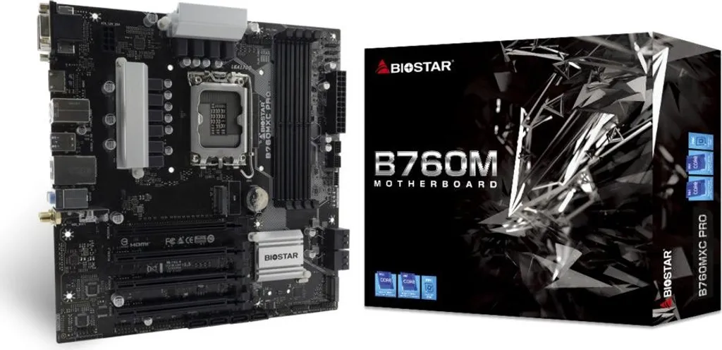 Biostar B760MXC PRO B760 S1700 mATX DDR5 - La scelta solida per il tuo PC