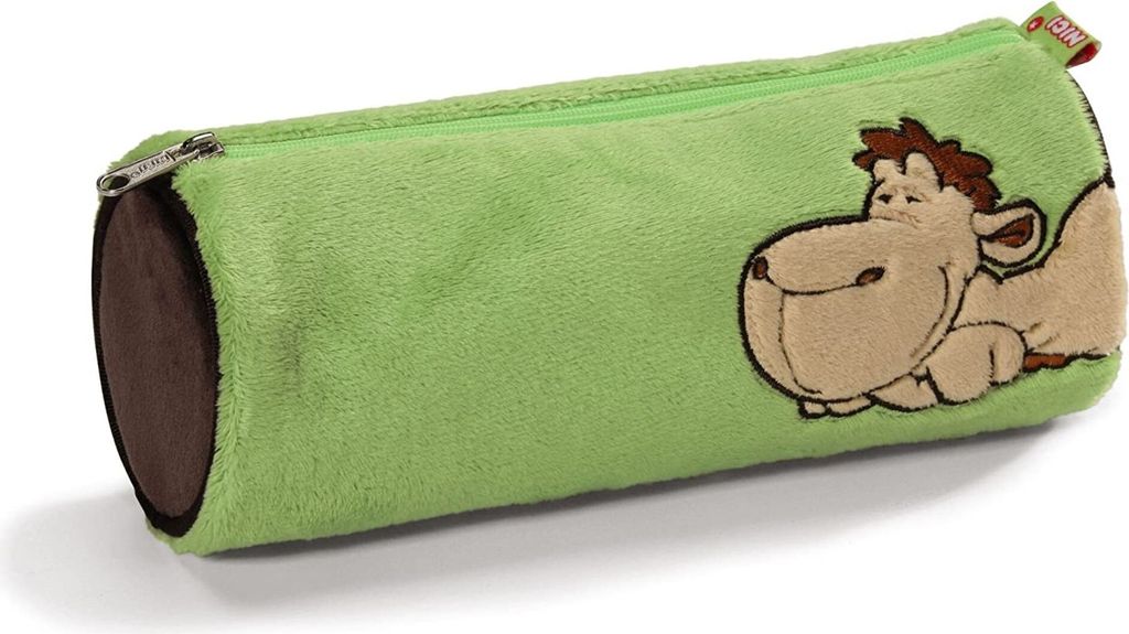 Nici 52053 Stiftemäppchen Kamel aus Plüsch, grün