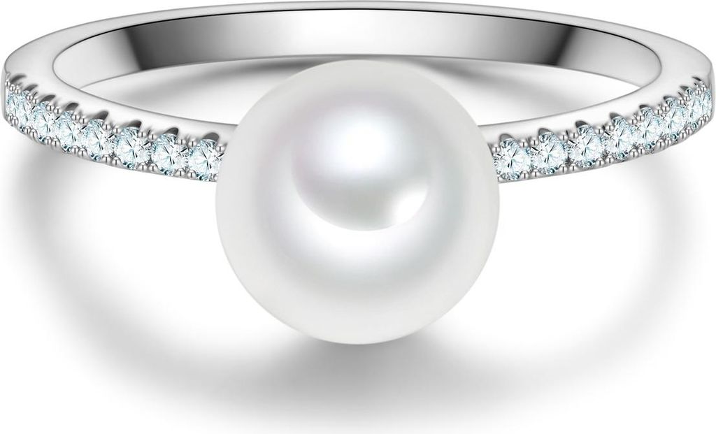 Rafaela Donata Ring Sterling Silber Zirkonia Muschelkernperle 50110480 50