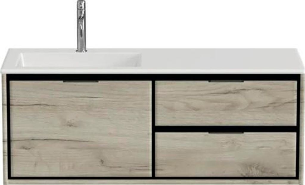 Sanox Badmöbel-Set Loft BxHxT 120,5 x 47 x 45,5 cm Produktbild 