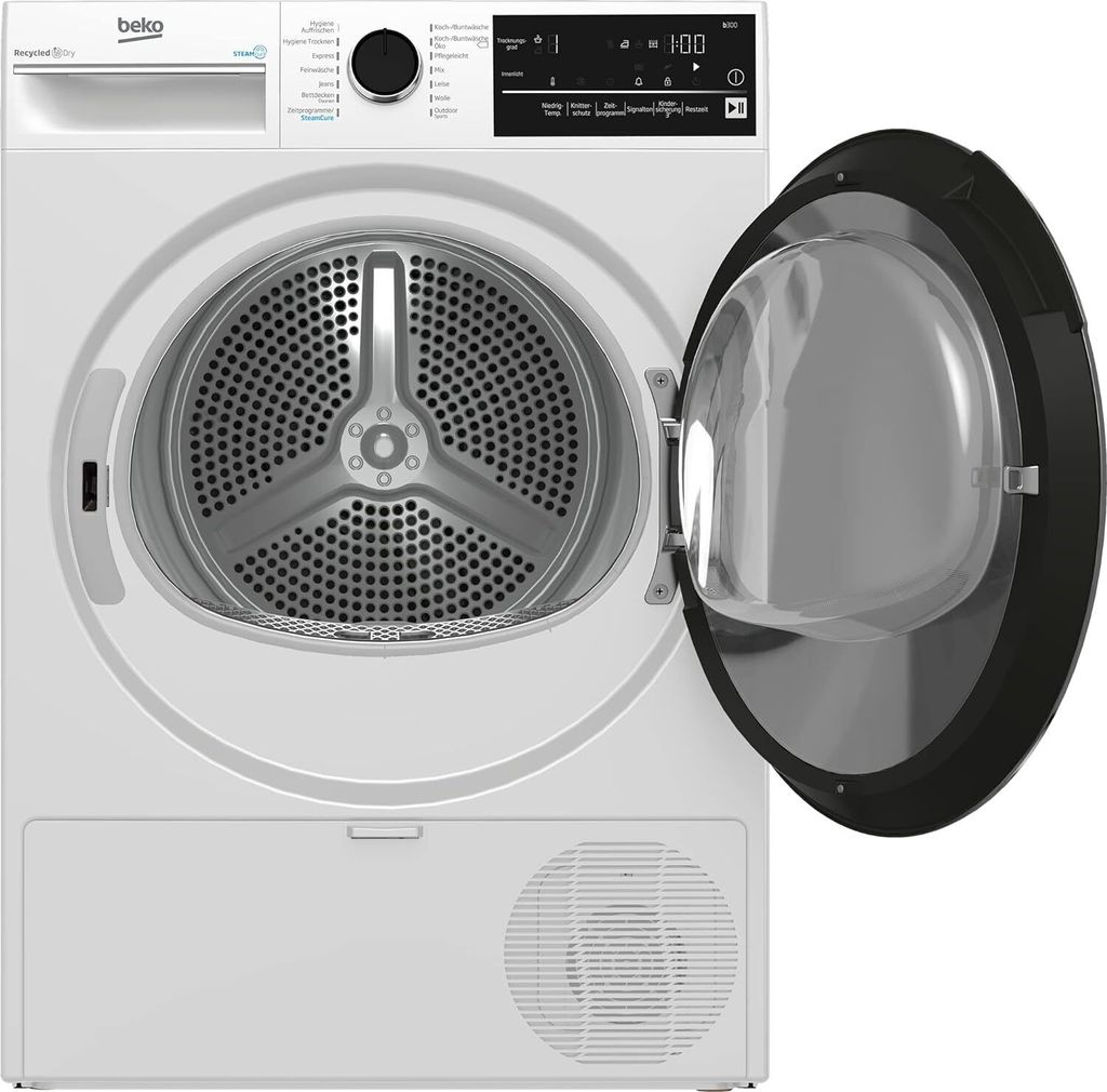 Beko B3T42240S 8kg Wärmepumpentrockner EcoGentle AquaWave Produktbild 5