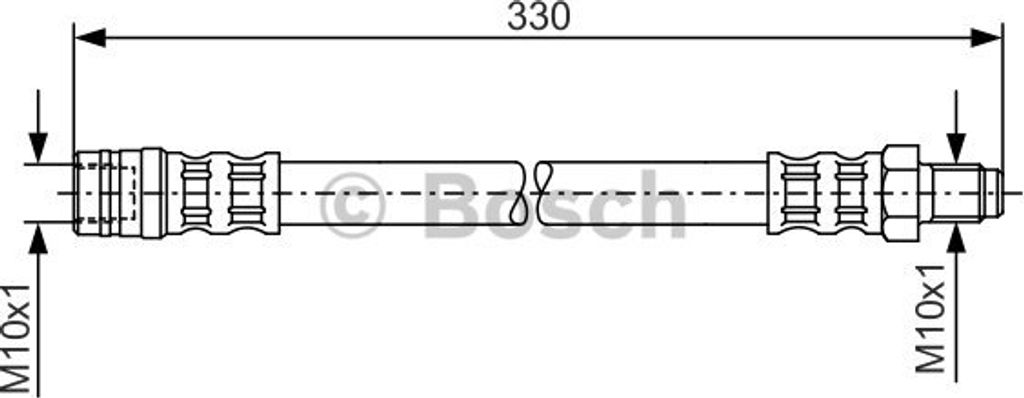 Bosch Bremsschlauch 1 987 476 081