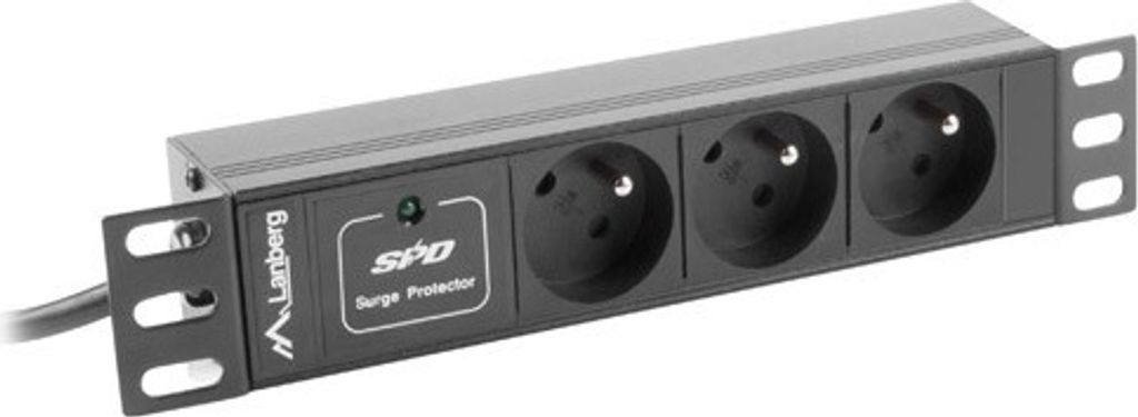 Tour De Prises De Table NCC-Licht Rétractable – 3 Prises Schuko + 2 Ports USB, Noir/argent, Résistant Aux Chocs