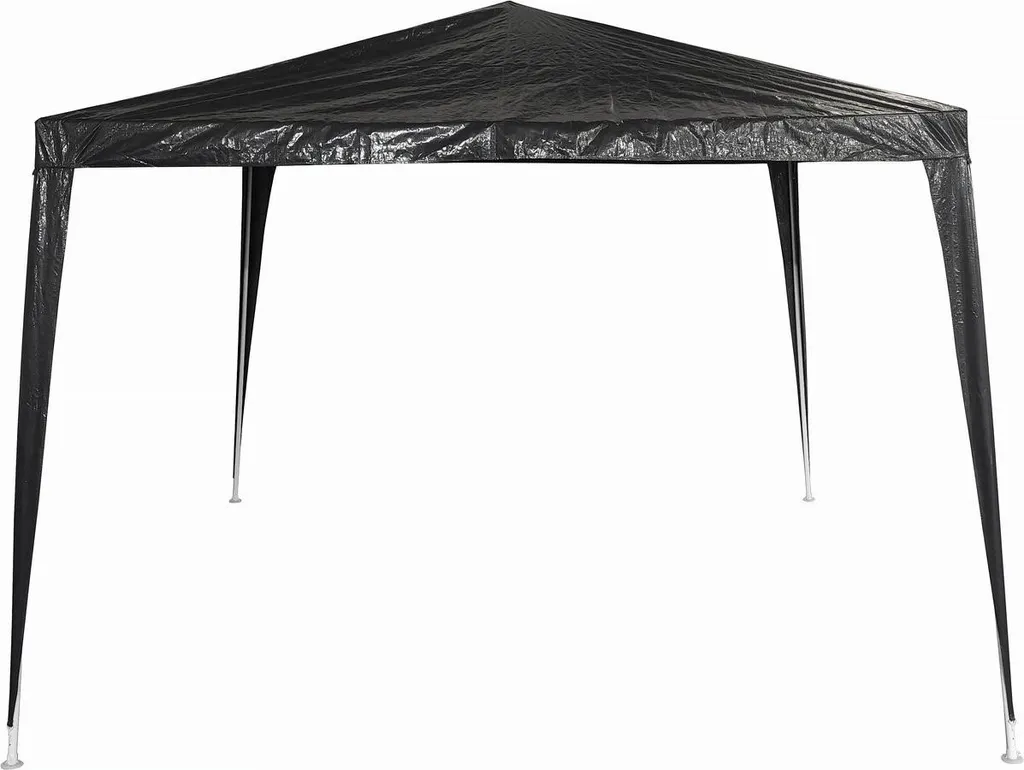 Tonnelle de jardin 3x3 m Natacha 3 - Toile Déperlante Gris Anthracite