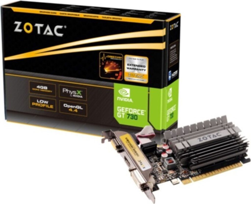 VGA ZOTAC GeForce® GT730 4GB ZONE Edition Obrázok produktu 9