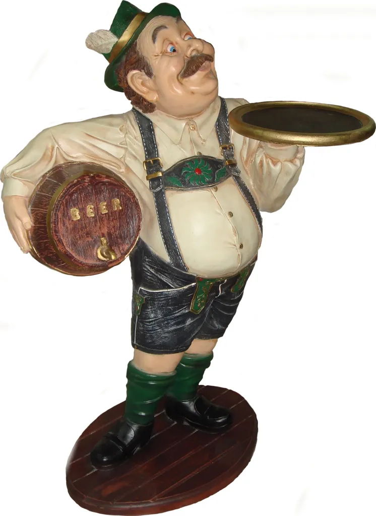 Figurine Aubergiste 90cm : Décoration Durable Intérieur et Extérieur