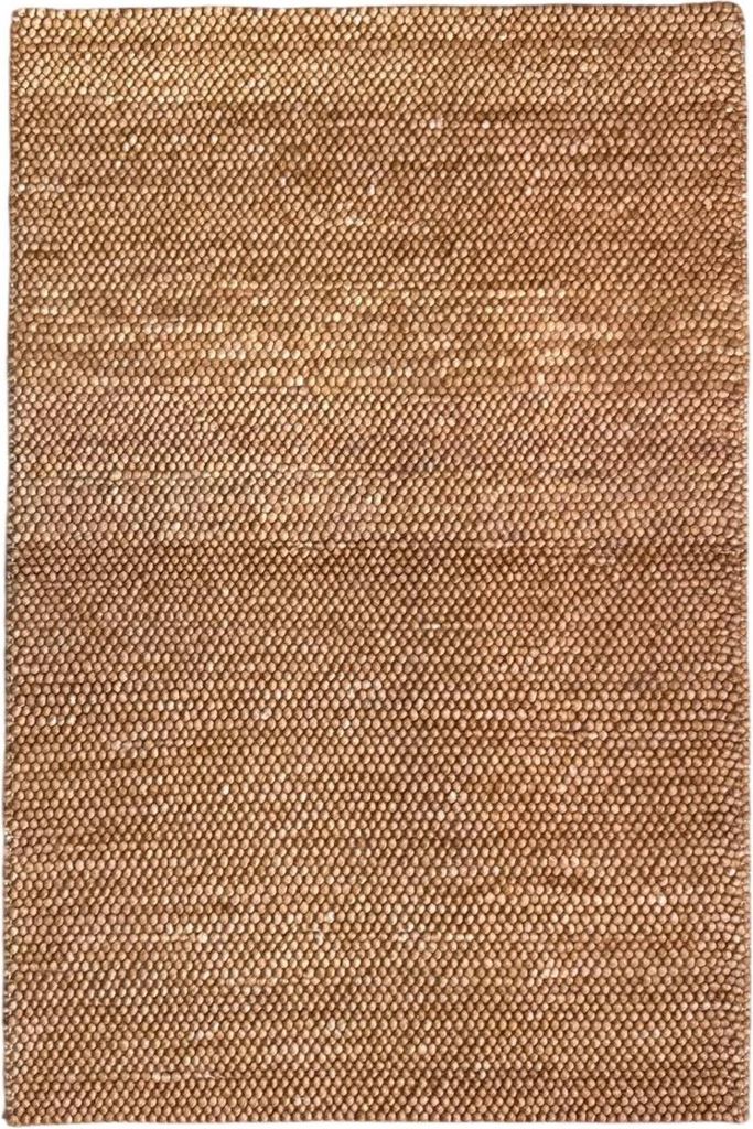 Teppich HANDWEBTEPPICH MAYA | Farbe: Braun-Beige; Größe: 120x180 cm | strapazierfähig und leicht zu reinigen | Wohnzimmer | Schlafzimmer