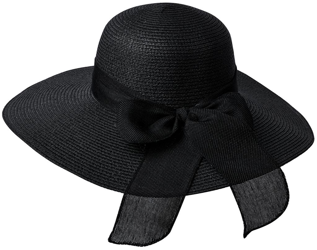 Damen Strohhut 58 Schwarz Produktbild 