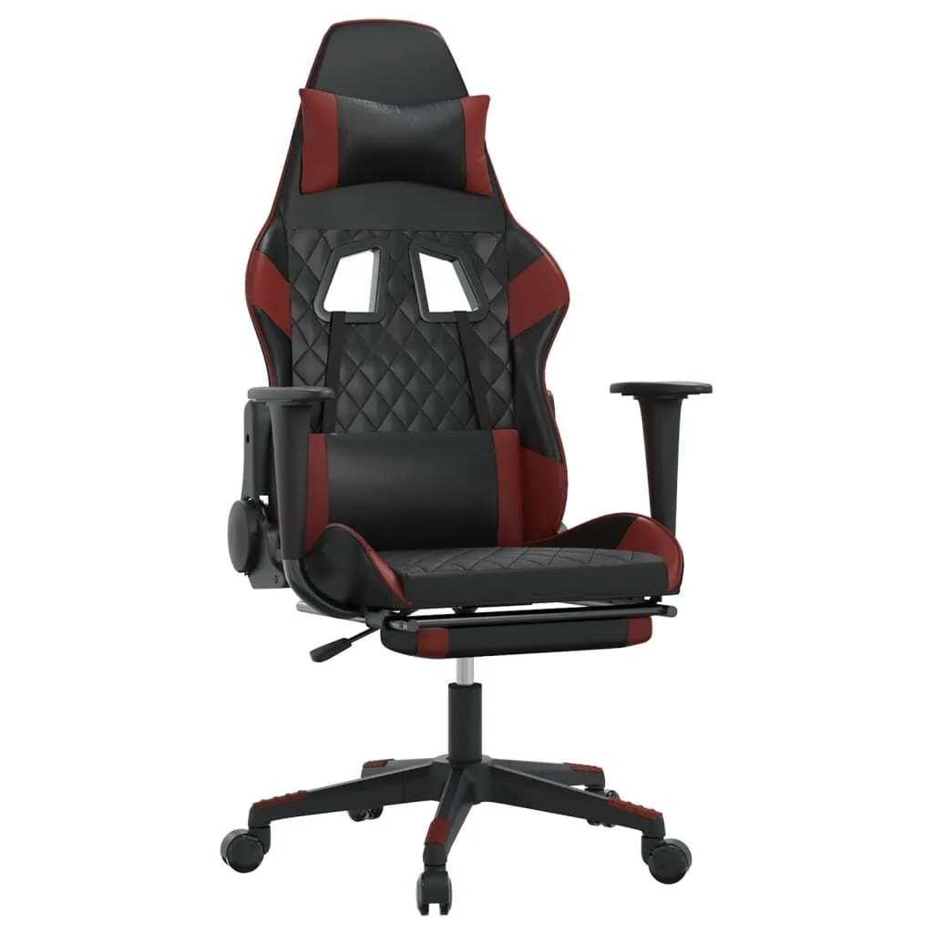 Offerta Sedia Gaming vidaXL Poggiapiedi Ecopelle Rosso - Prezzo Top