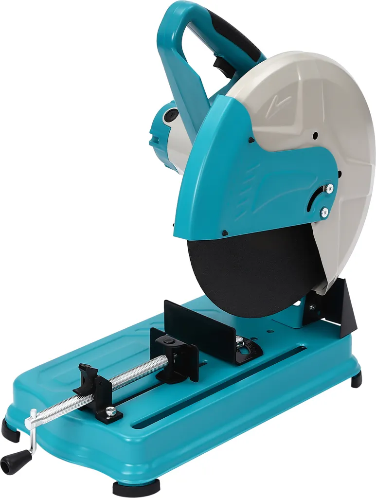 Tronçonneuse à métaux bleue ergonomique avec moteur à couple élevé 15A