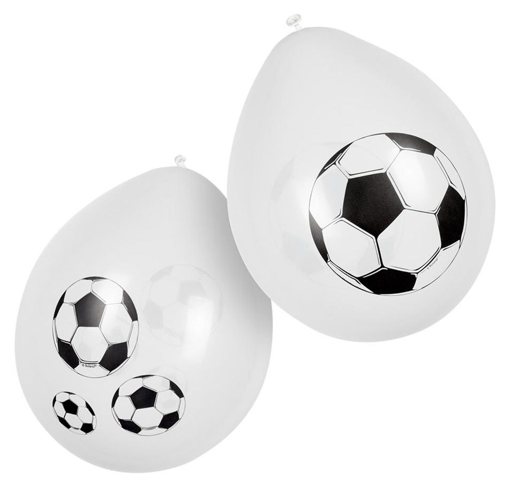 ballons de foot 6 pièces noir/blanc Image du produit 