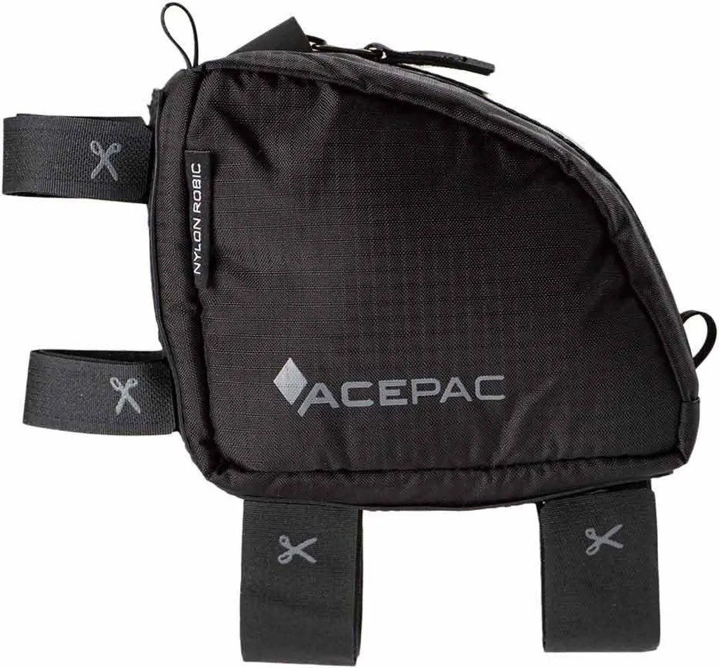 Sacoche de cadre Acepac Mk III 0.7L Noir - Idéale pour Gravel et Route