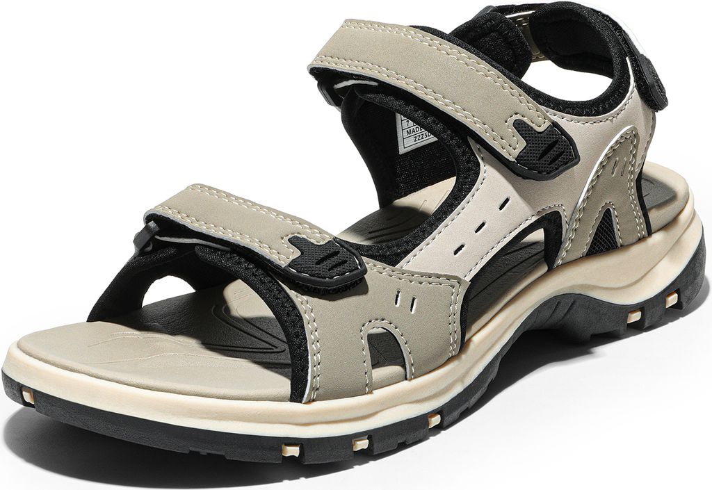 DREAM PAIRS Damen Sdsa2401w Sportsandale,Farbe: BEIGE, Größe: 40.5
