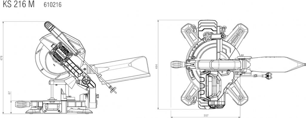 Metabo KS 216 M Kappsäge (Karton, M-Klasse, mit Produktbild 8