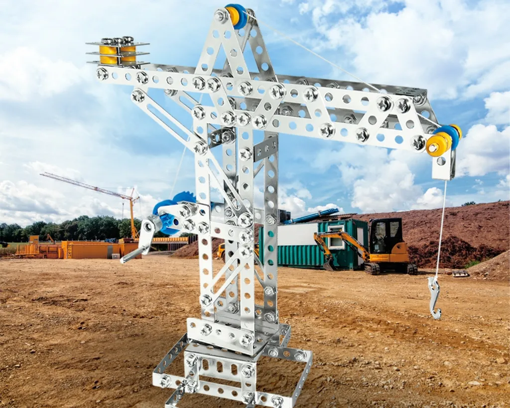 Pont Élévateur eitech avec Grue Mobile en Acier Galvanisé Durable - 2