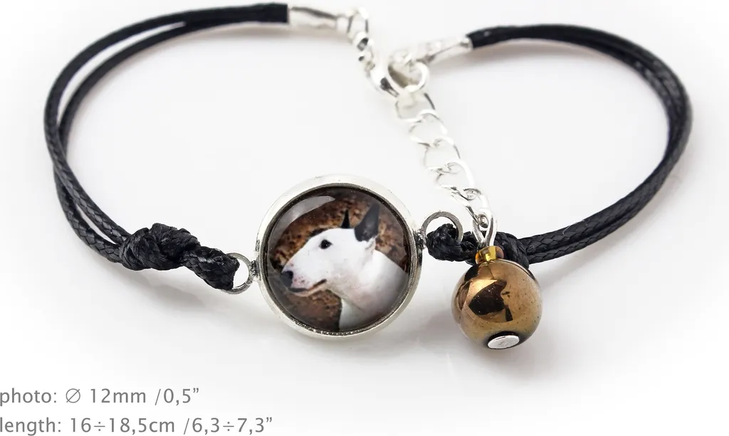 Art-Dog Bull Terrier Set Gioielli Artigianali: Gioia dei Proprietari