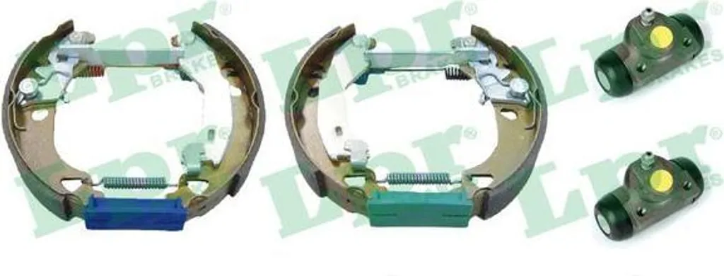 Jeu de mâchoires de frein LPR OEK363 OE 71740708 pour Fiat Punto Panda