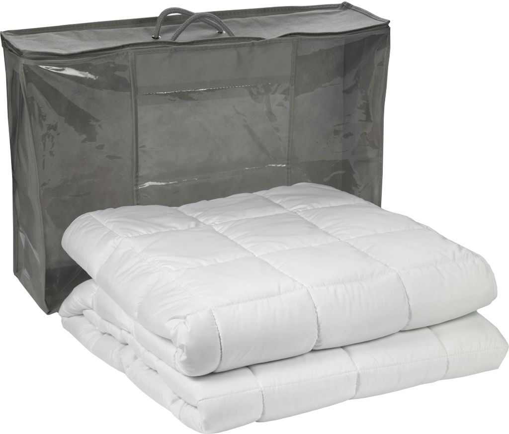 Gewichtsdecke 6 kg 155 x 220 cm, Therapiedecke mit Glasperlen, Kassettendecke zur Entspannung, sleepling