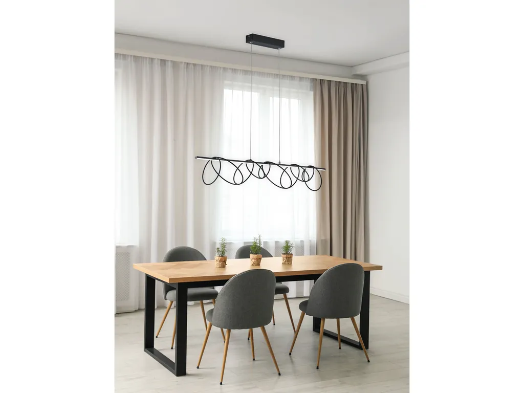 Suspension LED 90 cm : Éclairage Sans Éblouissement pour Table à Manger - 5