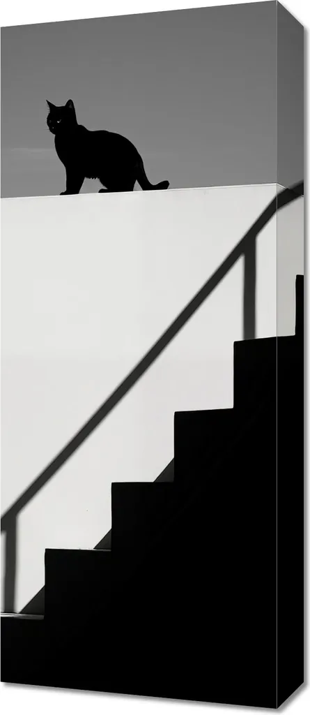 Déco Murale Zen Silhouette et symétrie 30x70 cm - Finir un Mur Vide