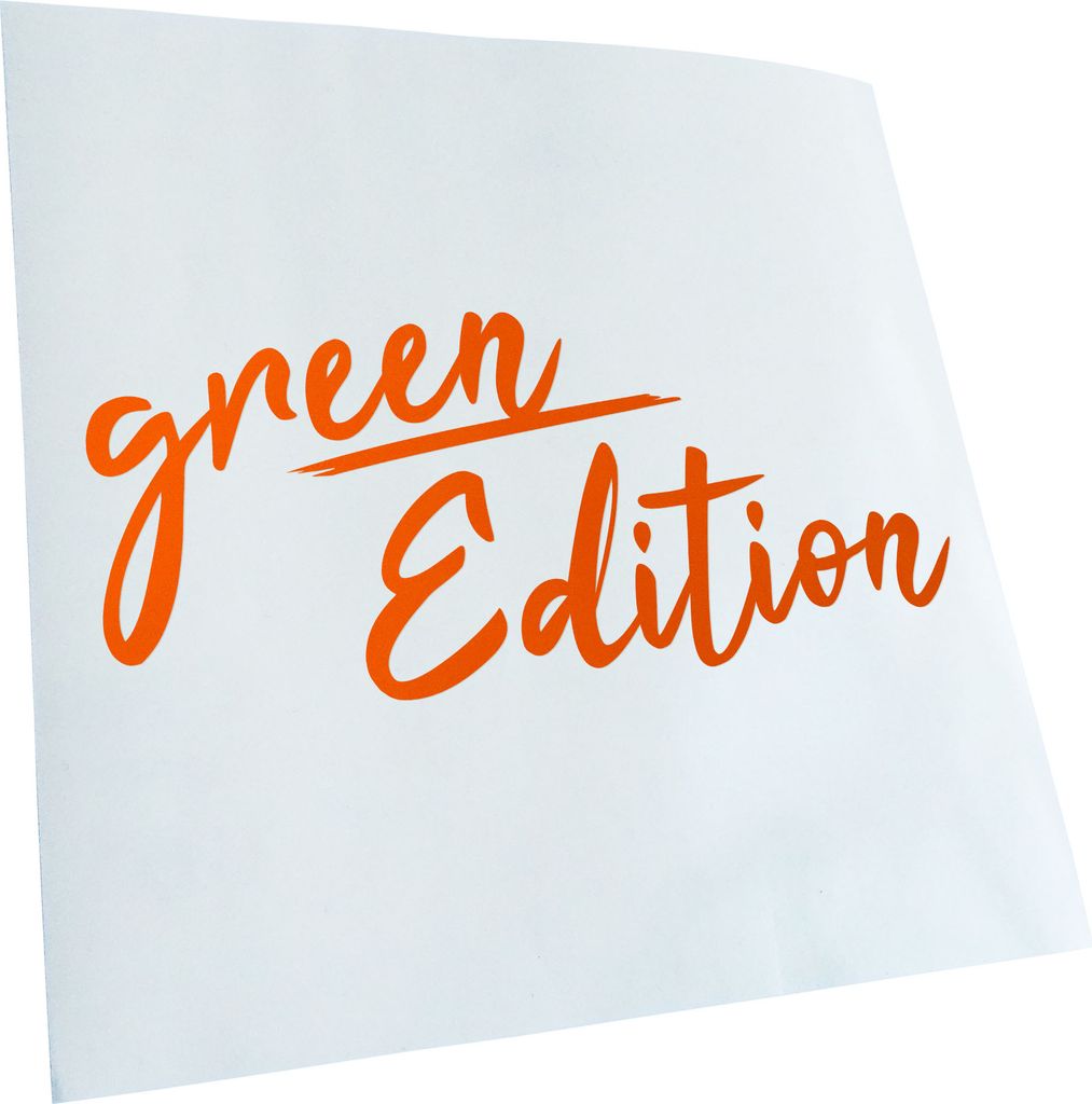 Kiwistar - Autoaufkleber - Green Edition - Orange - 30x14cm - Aufkleber für Auto, Laptop, Fahrrad, LKW, Motorrad mehrfarbig JDM Decal Racing