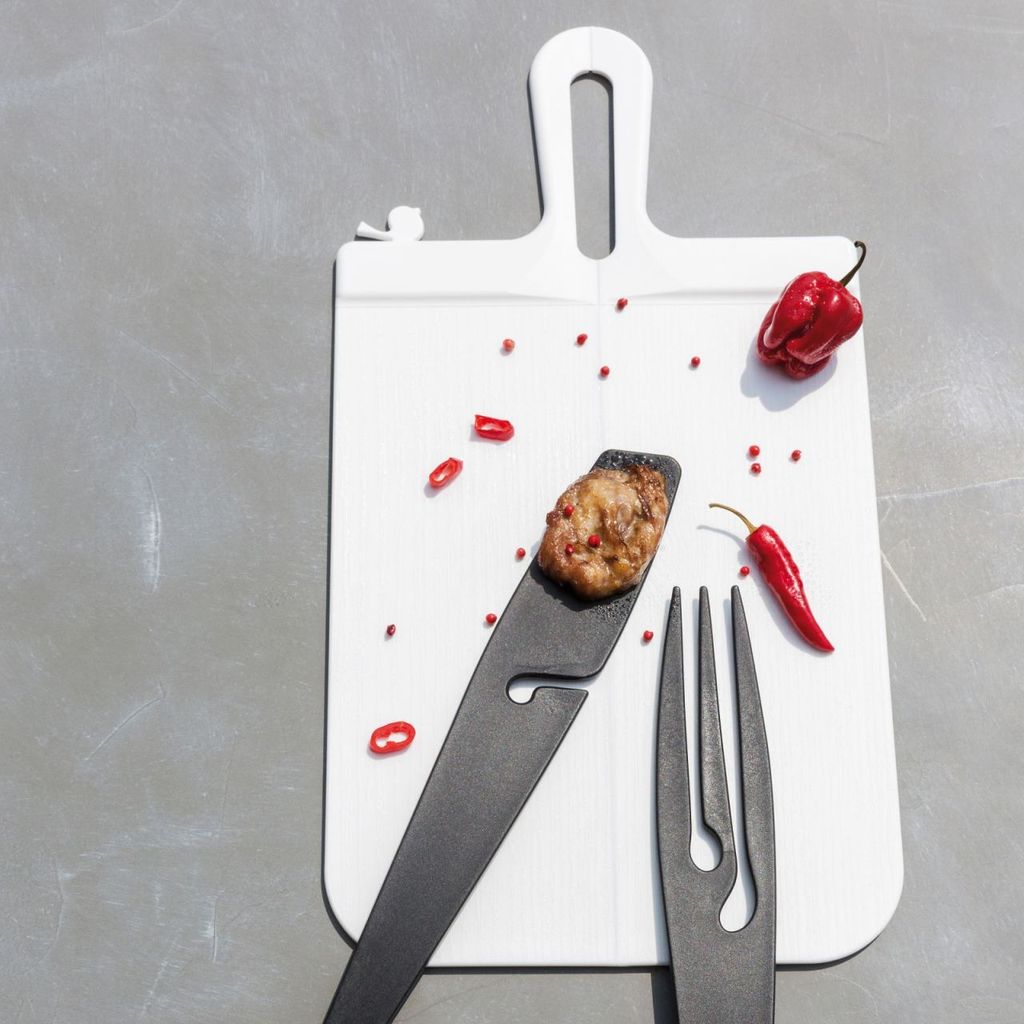 SNAP S Schneidebrett Klappfunktion - Nature Desert Sand Bio-Circular