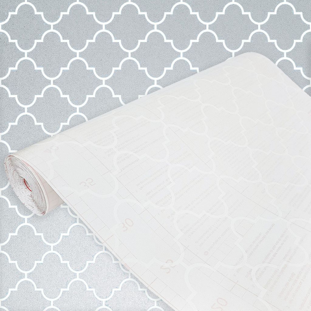 Fensterfolie Selbstklebend 45x150 cm - Arabeske - Klebefolie Fenster Sichtschutz mit Dekor-Effekt - Sichtschutzfolie Fenster Lichtdurchlass für me...