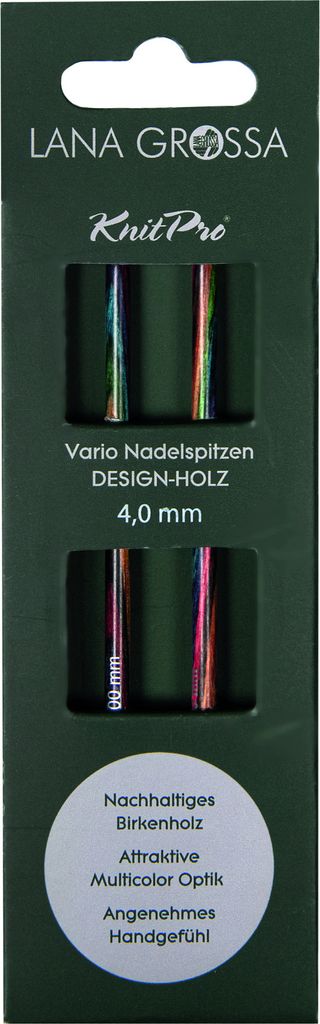 Nadelspitzen Vario Design-Holz Kurz 3.5 mm | Multicolor - Produktbild 