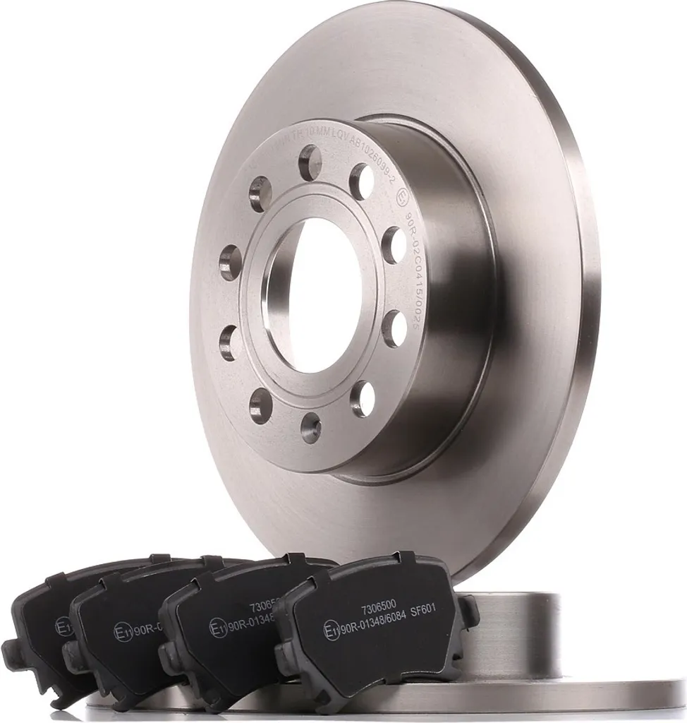 Kit freinage arrière OE 1K0615601AC pour Golf V, Jetta et Altea