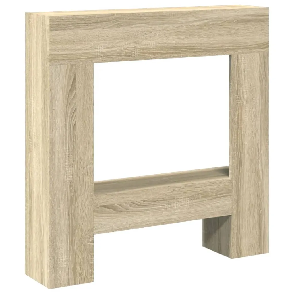Cornice Camino Rovere Sonoma vidaXL 81x18x82cm | Arredo Soggiorno