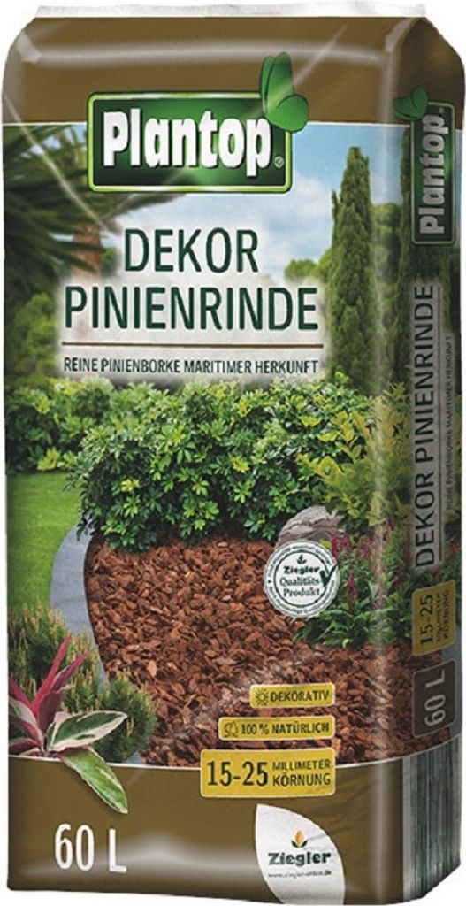 Plantop Dekor Pinienrinde 15-25 mm Bodenhilfsstoff 60 Produktbild 