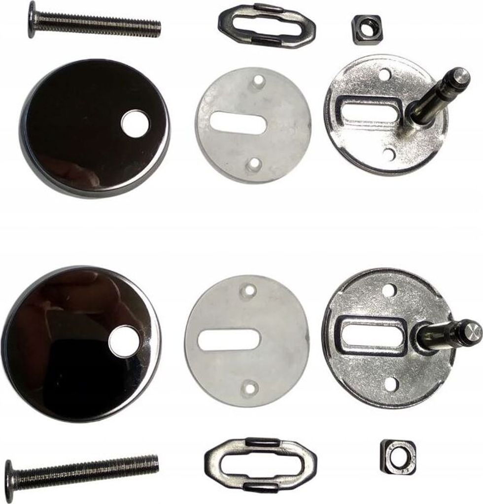 LT Easiyl Befestigungsschrauben Set Für Wand-WCs – Kompatibel Mit Geberit & Grohe (38,8 X 75,5 Mm)